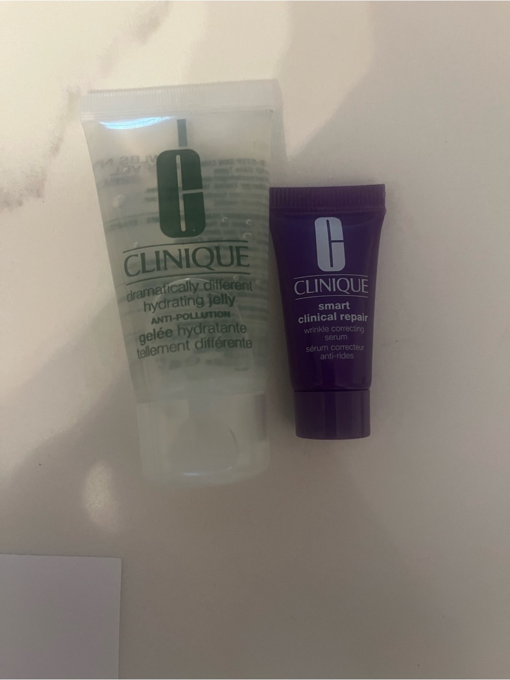 Clinique Hydrating Jelly & Smart Clinical Repair Serum - travel size